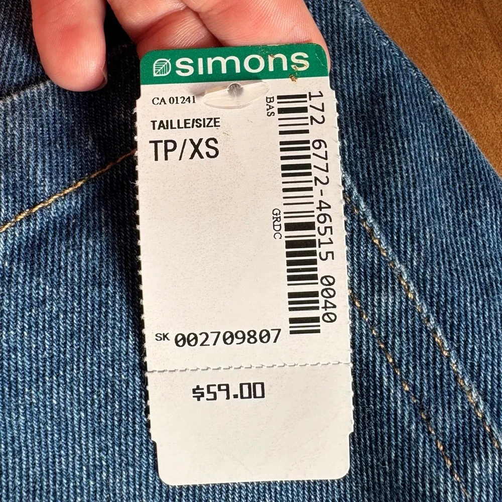 Blue Denim Women’s Overall Dress - Picture 5 of 5